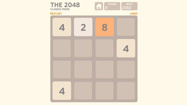 THE 2048 screenshot