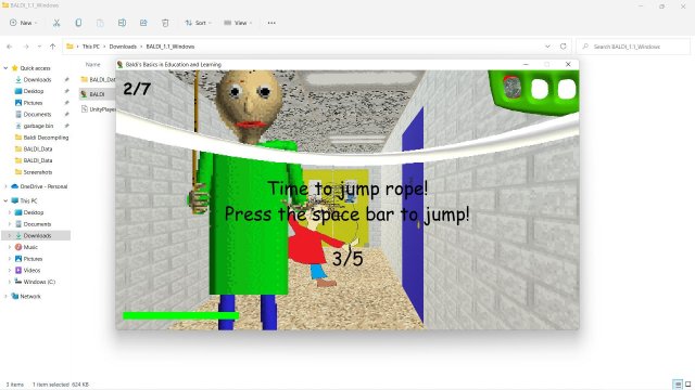 Baldi's Basics V1.1 screenshot
