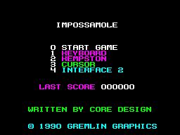 Impossamole screenshot