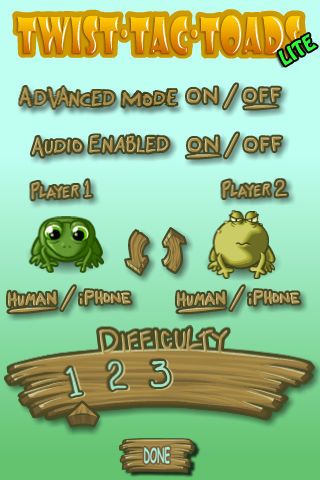 Twist Tac Toads Lite screenshot