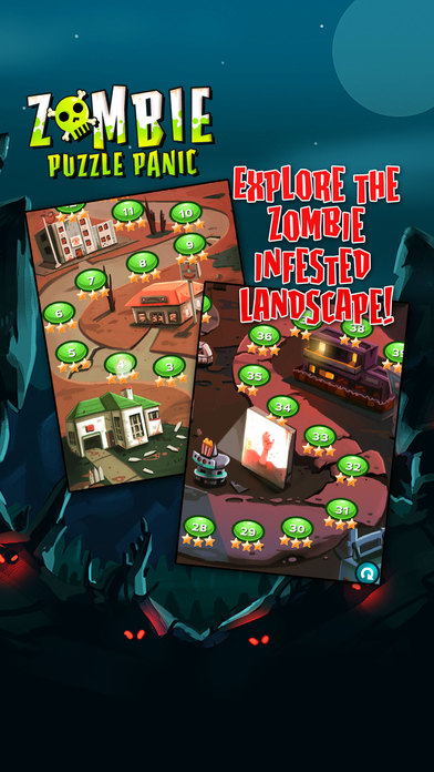 Zombie Puzzle Panic screenshot