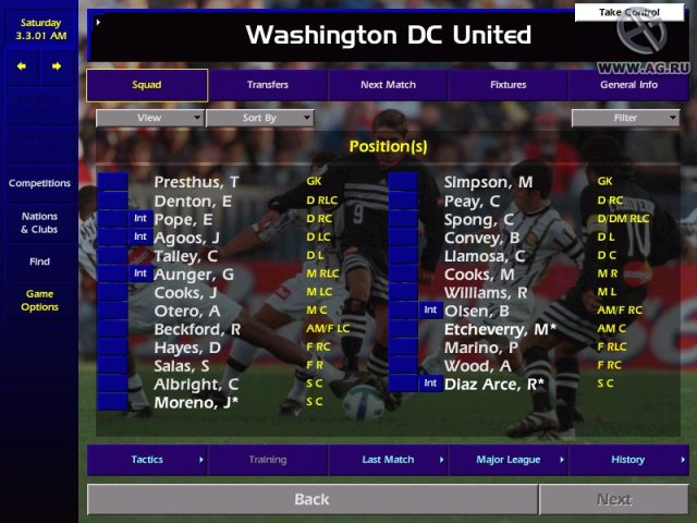 Championship Manager Season 00/01 screenshot