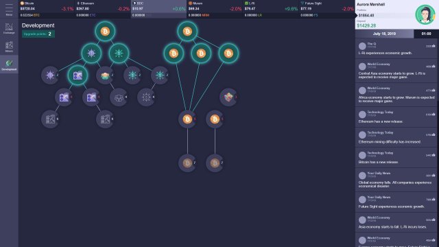 Cryptofall: Investor simulator screenshot