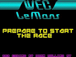 WEC Le Mans screenshot