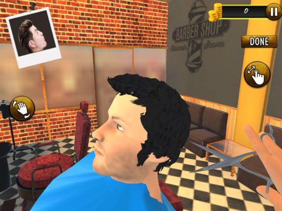Barber Shop Hair Cut Games 3D screenshot