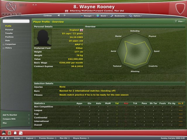 Football Manager 2007 screenshot