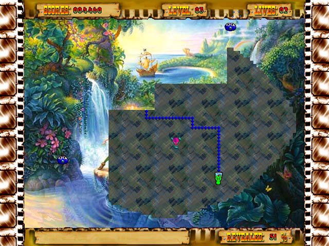 Cartoon Xonix screenshot