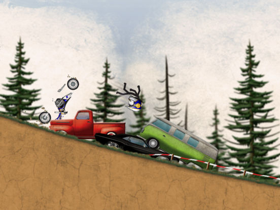 Stickman Downhill - Motocross screenshot