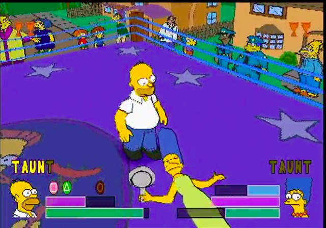 The Simpsons Wrestling screenshot