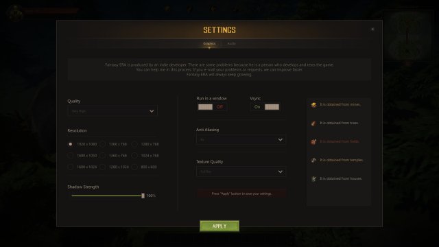 Fantasy ERA screenshot