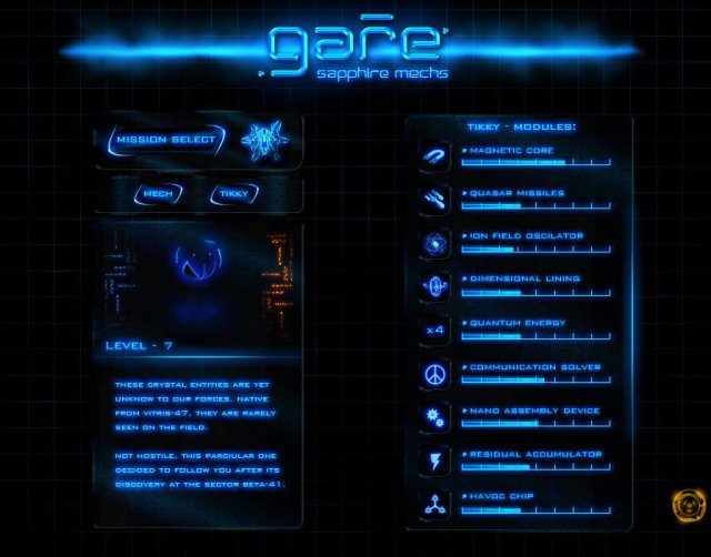 Gare Sapphire Mechs screenshot