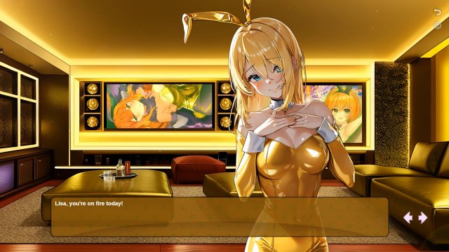 Bunny-girl with Golden tummy screenshot