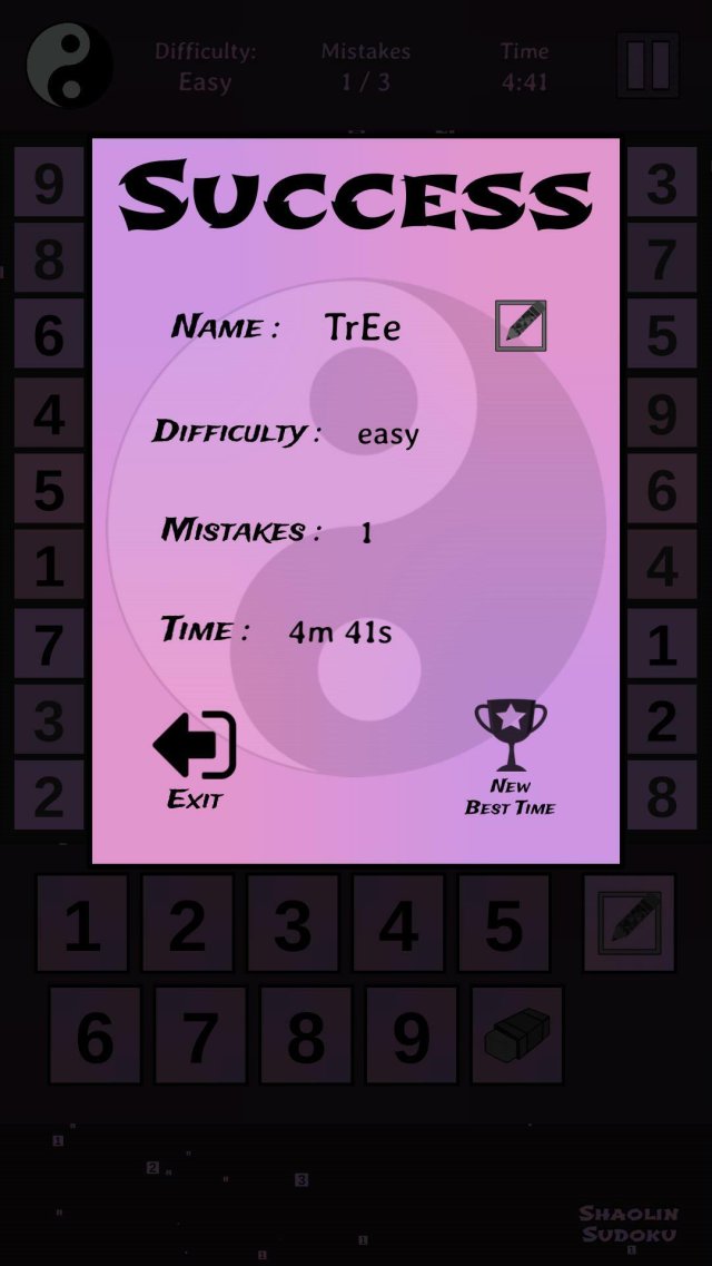 Shaolin Sudoku screenshot