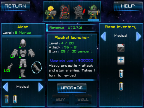 Space Bounties Inc. (strategy turn-based RPG) screenshot