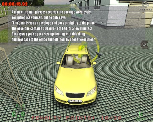 Driving Simulator 2009 screenshot
