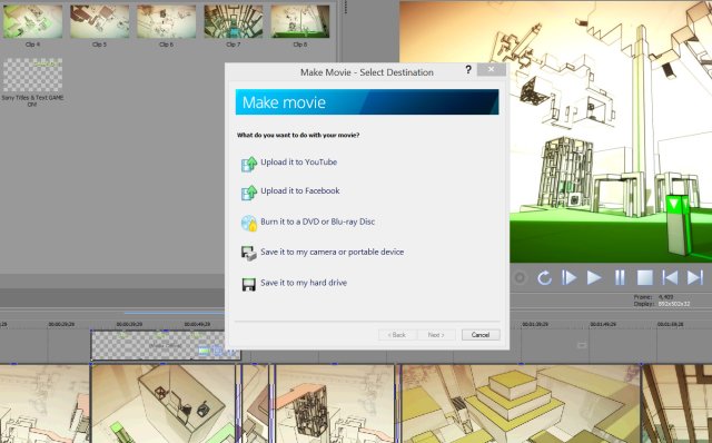 VEGAS Movie Studio 13 Platinum - Steam Powered screenshot
