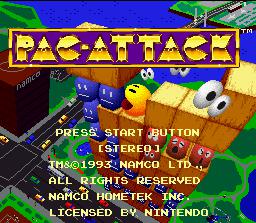 Pac-Attack (1993) screenshot