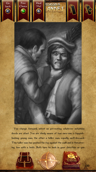 Gamebook Adventures 1: An Assassin in Orlandes screenshot
