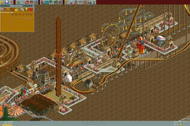 Roller Coaster Tycoon Deluxe screenshot
