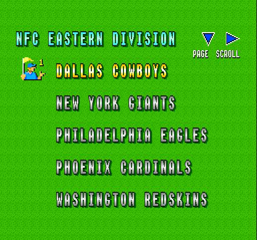 Super Play Action Football screenshot