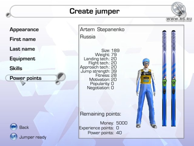 RTL Ski Jumping 2005 screenshot