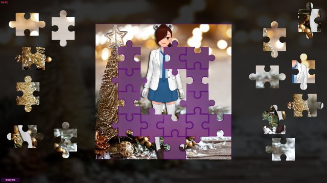 Anime Jigsaw Girls - Christmas screenshot