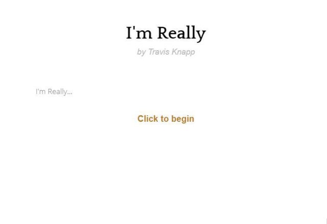 I'm Really... screenshot