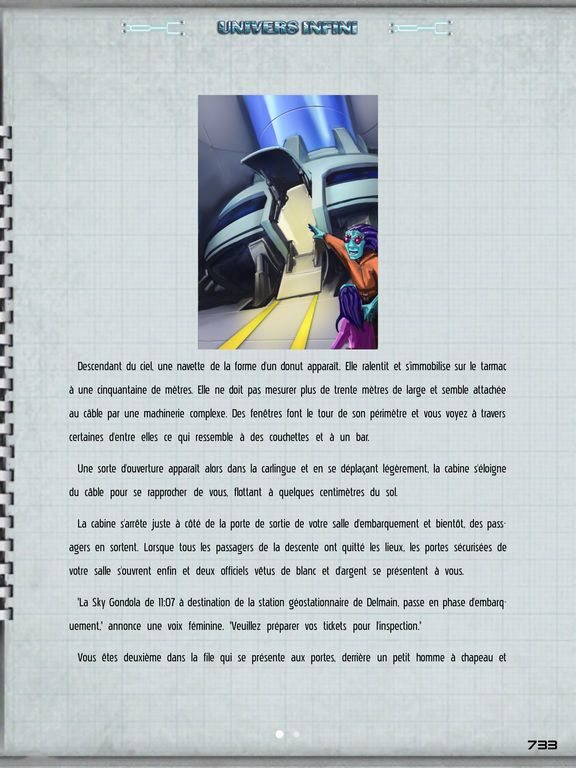 Gamebook Adventures: Infinite Universe screenshot