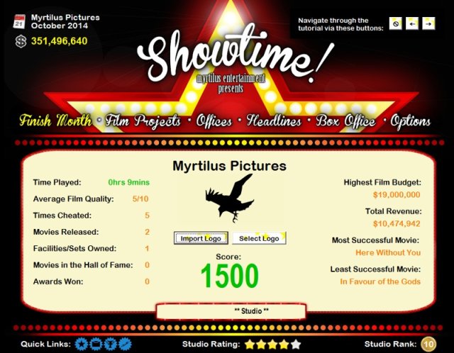 Showtime! screenshot