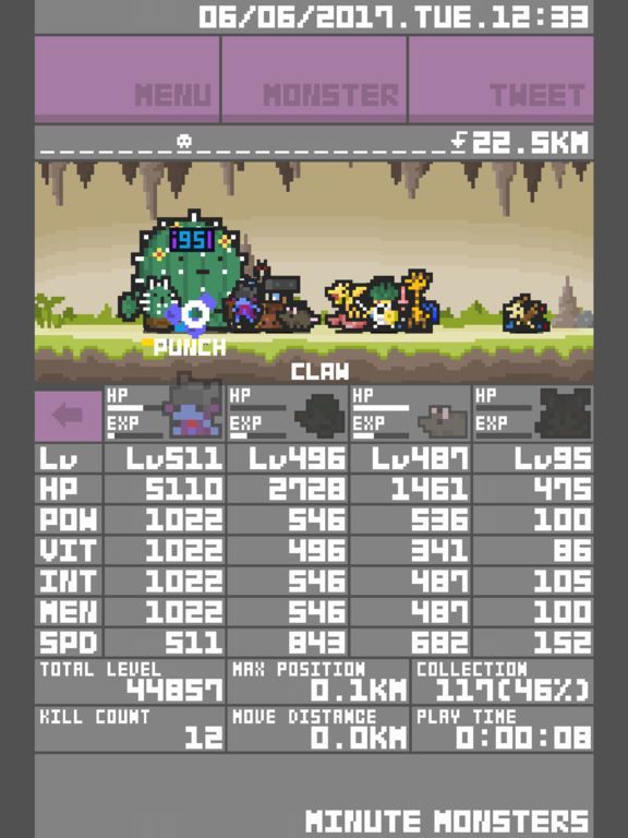 MinuteMonsters screenshot