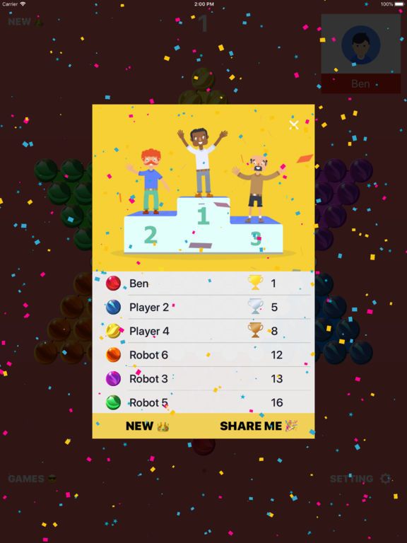 Chinese Checkers. screenshot