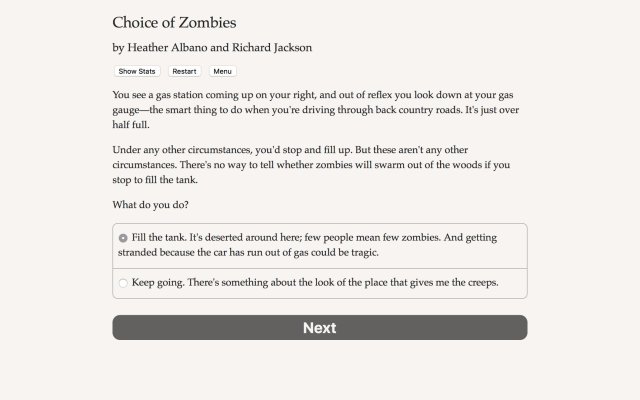 Choice of Zombies screenshot