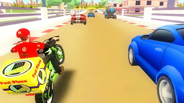 Pizza Bike Rider screenshot