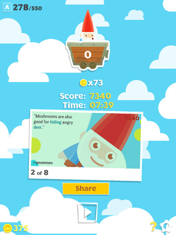 Gnomium: Pocket Edition - Action Word Puzzler screenshot