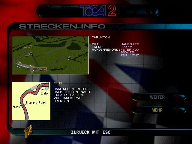 TOCA 2 Touring Cars screenshot