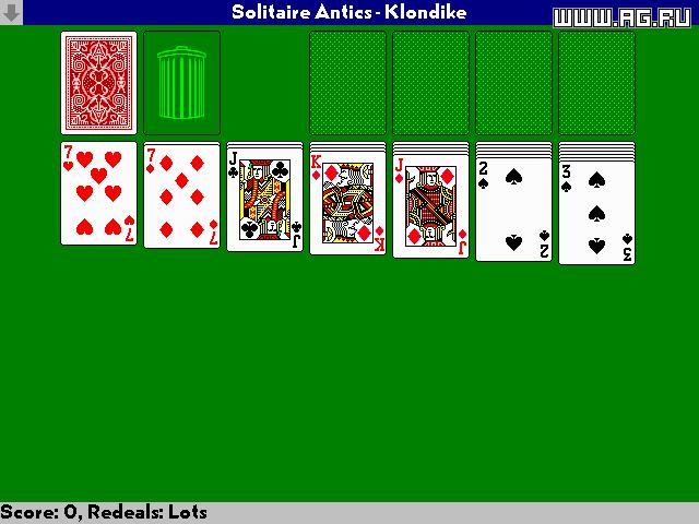 Solitaire Antics screenshot