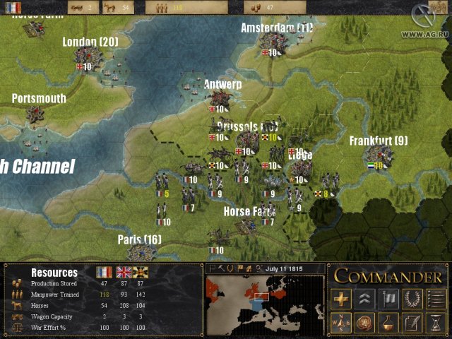 Commander: План Наполеона screenshot