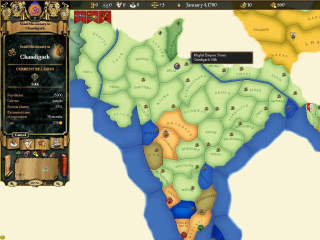 For The Glory: A Europa Universalis Game screenshot