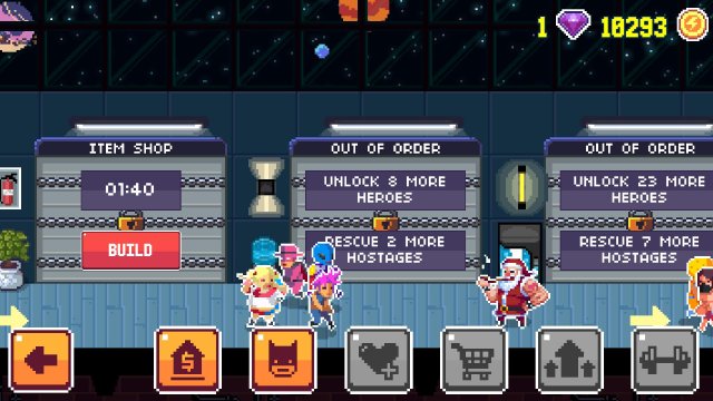 Pixel Super Heroes screenshot