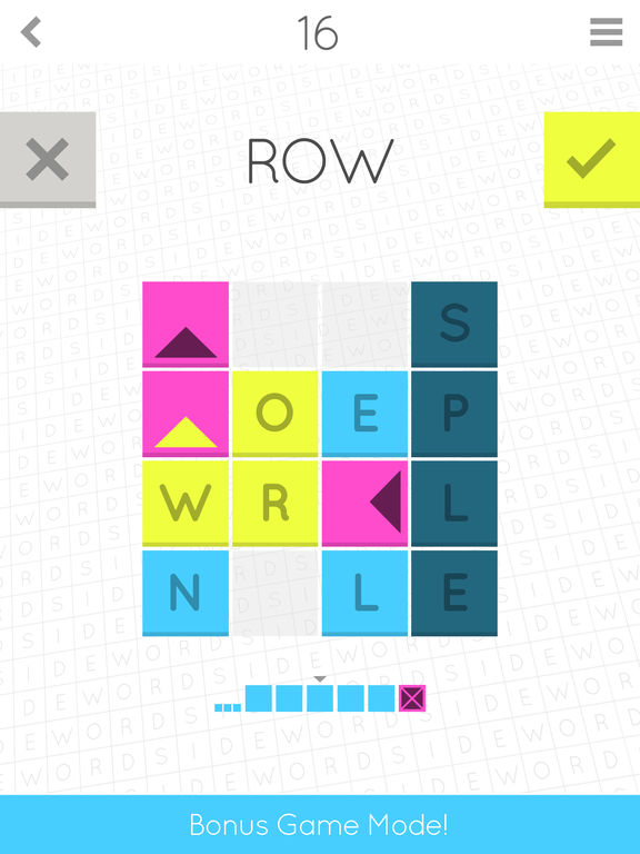 Sidewords screenshot