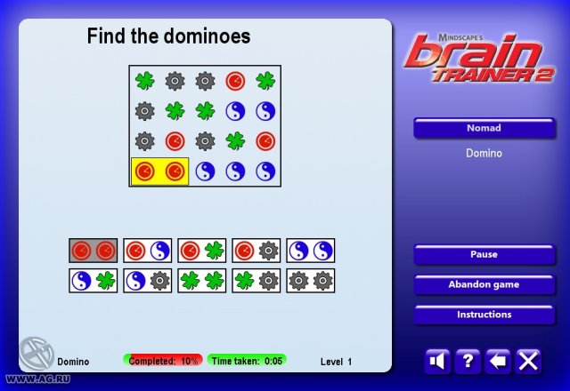 Mindscape's Brain Trainer 2 screenshot