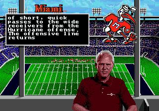 Bill Walsh College Football '95 screenshot