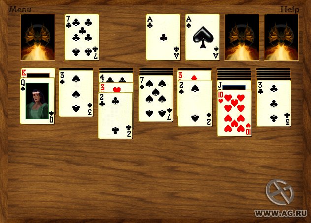 Hardwood Solitaire screenshot