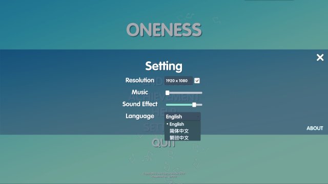 Oneness screenshot