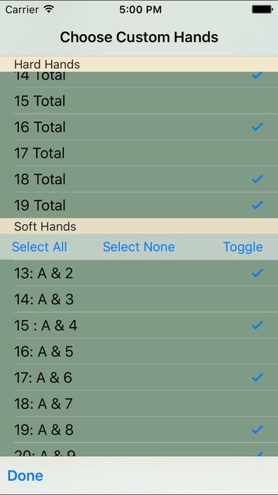 BlackJack 101- Basic Strategy Trainer screenshot