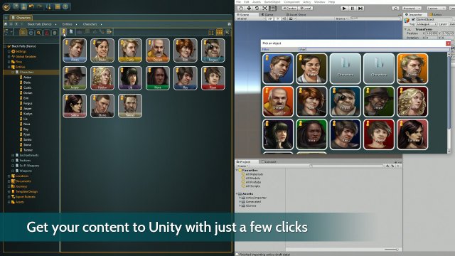 articy:draft 3 screenshot