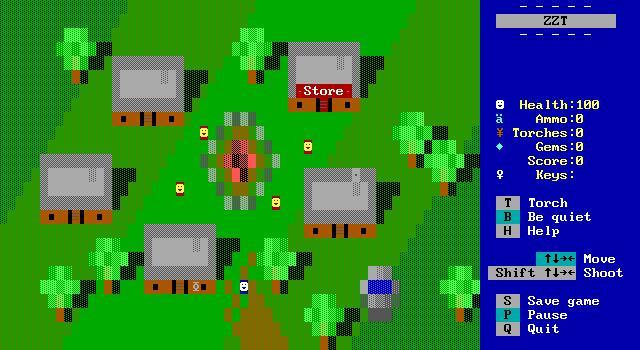 ZZT (1991) screenshot