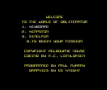 Obliterator screenshot