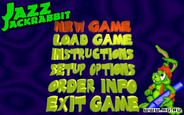 Jazz Jackrabbit Holiday Hare '95 screenshot