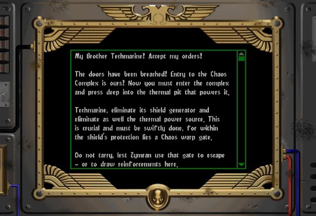 Warhammer 40,000: Chaos Gate screenshot